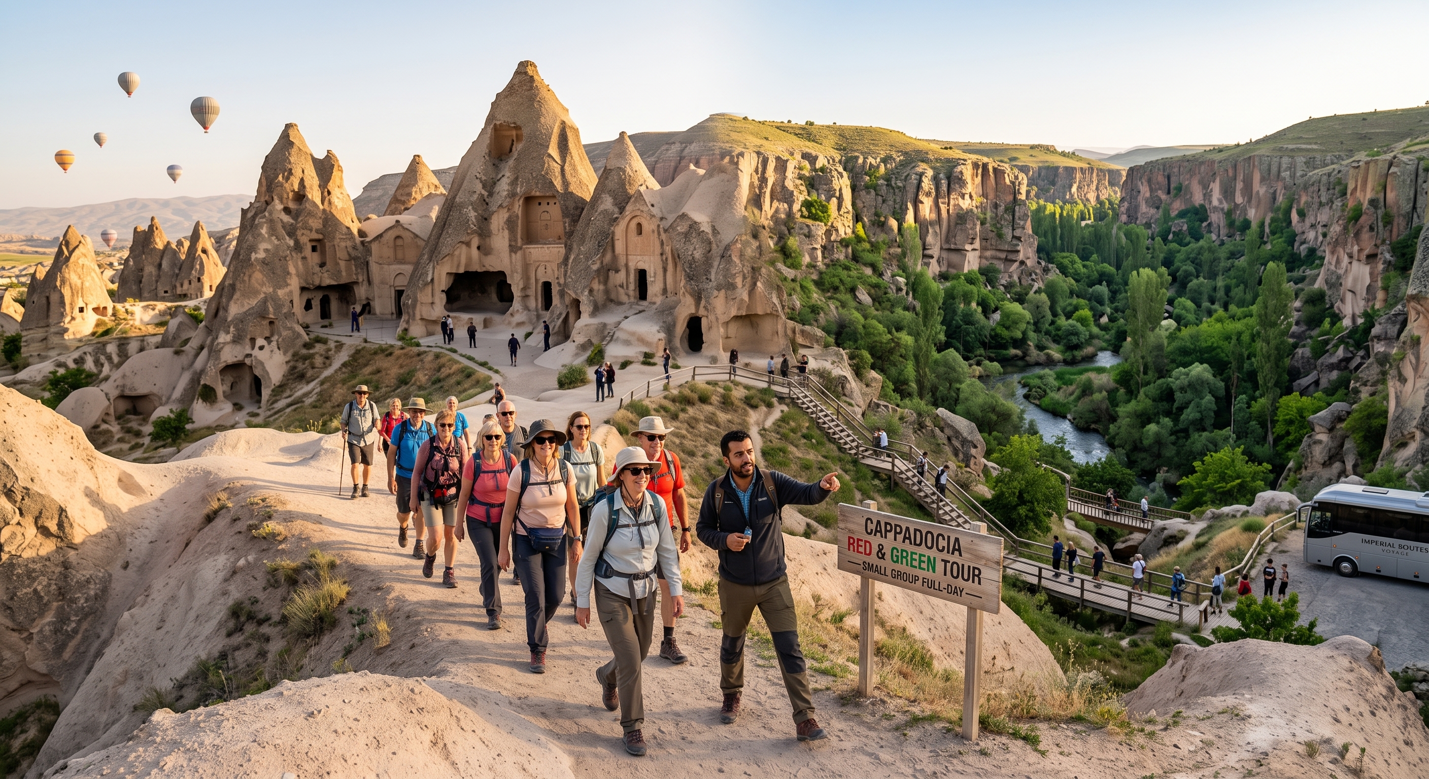Cappadocia Red & Green Tour — Small Group Full-Day Tour