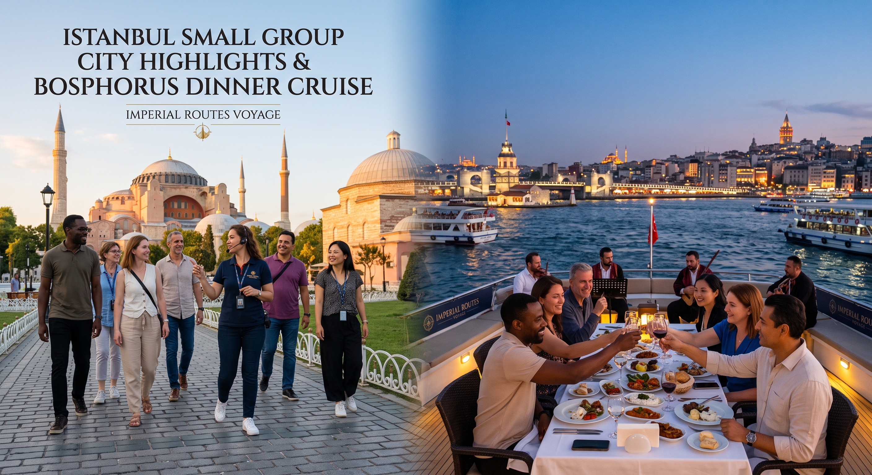 Istanbul Small Group City Highlights & Bosphorus Dinner Cruise