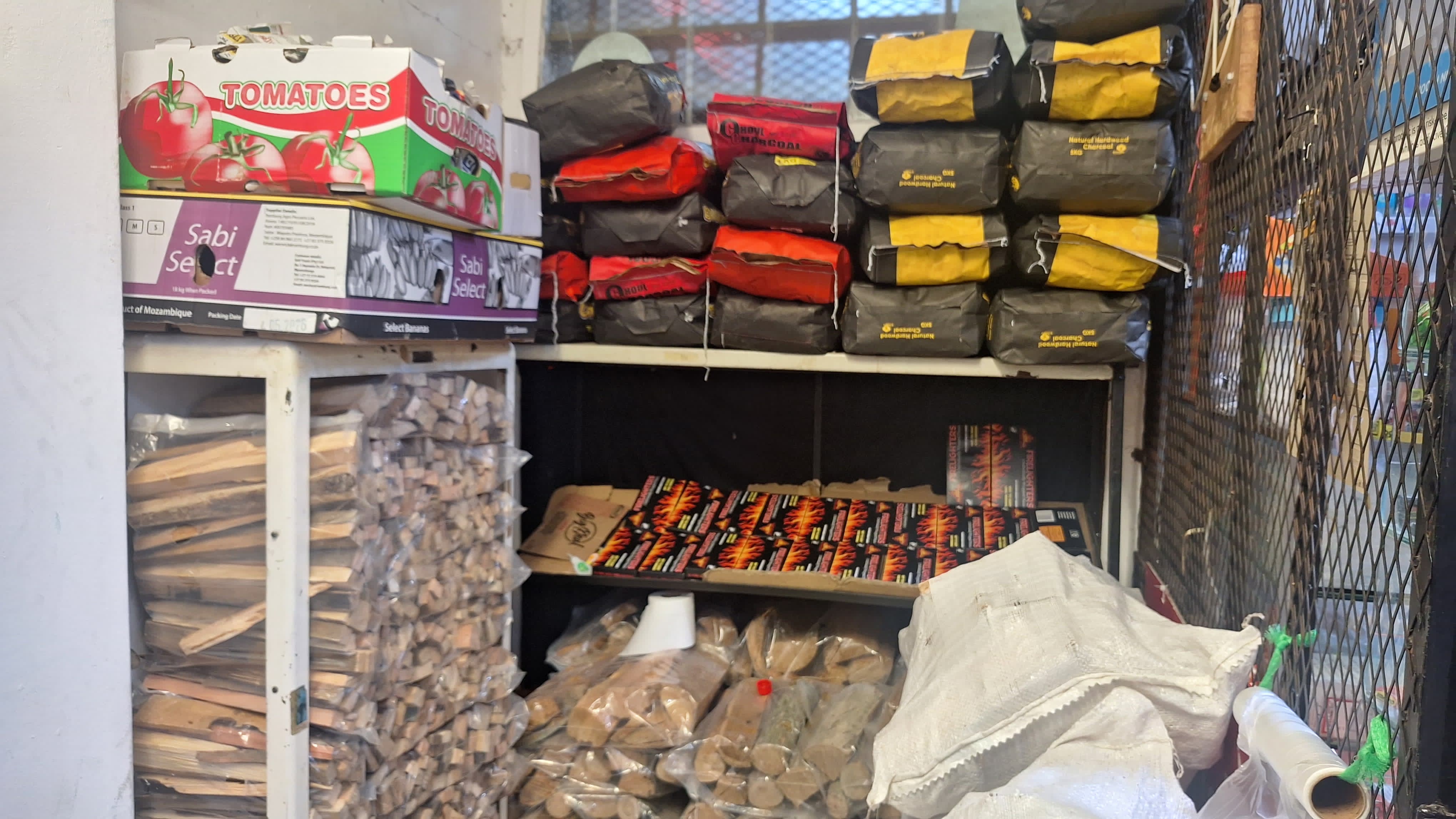 Firewood available at Abdullah's Food Centre