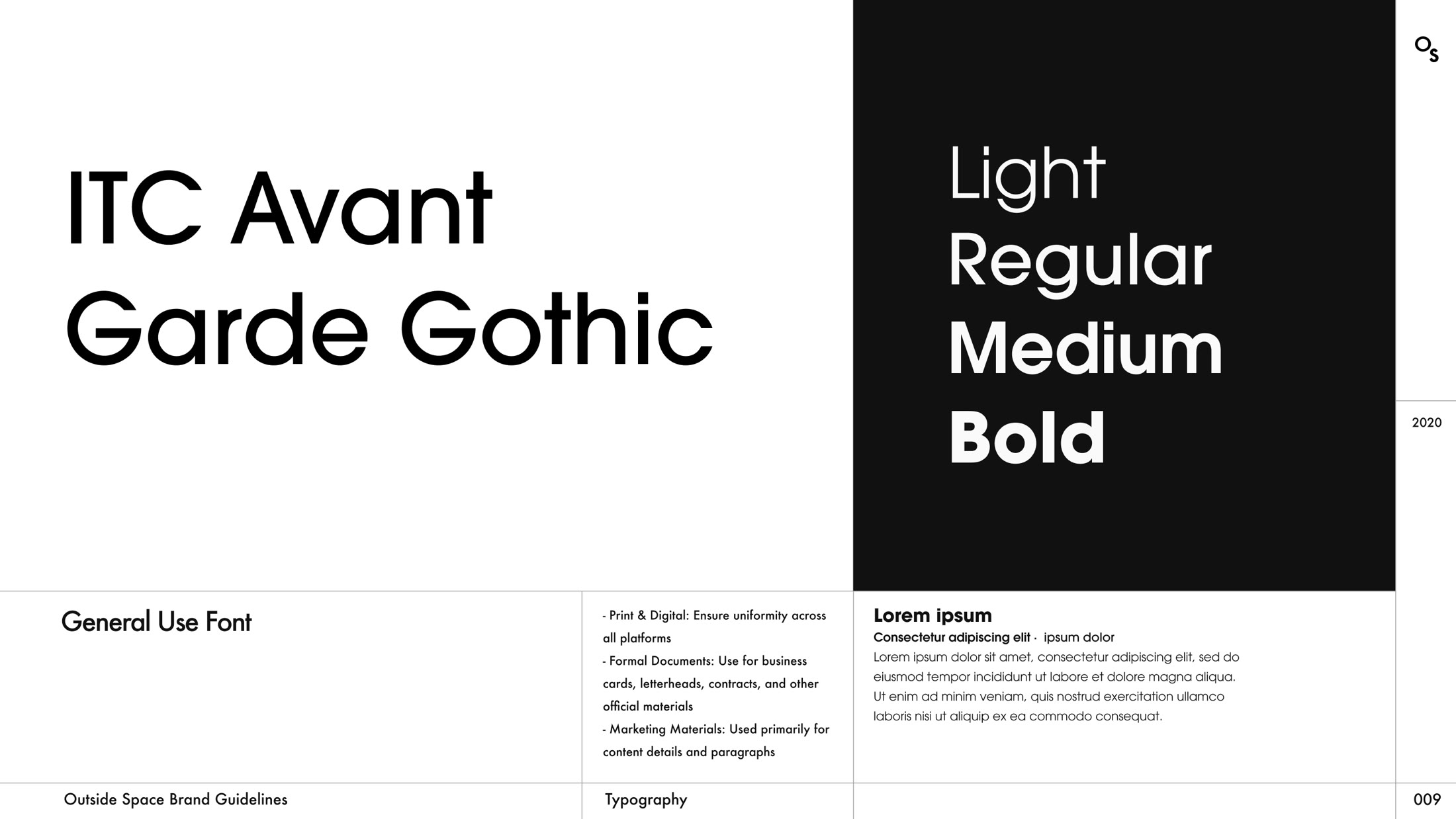 Primary typeface