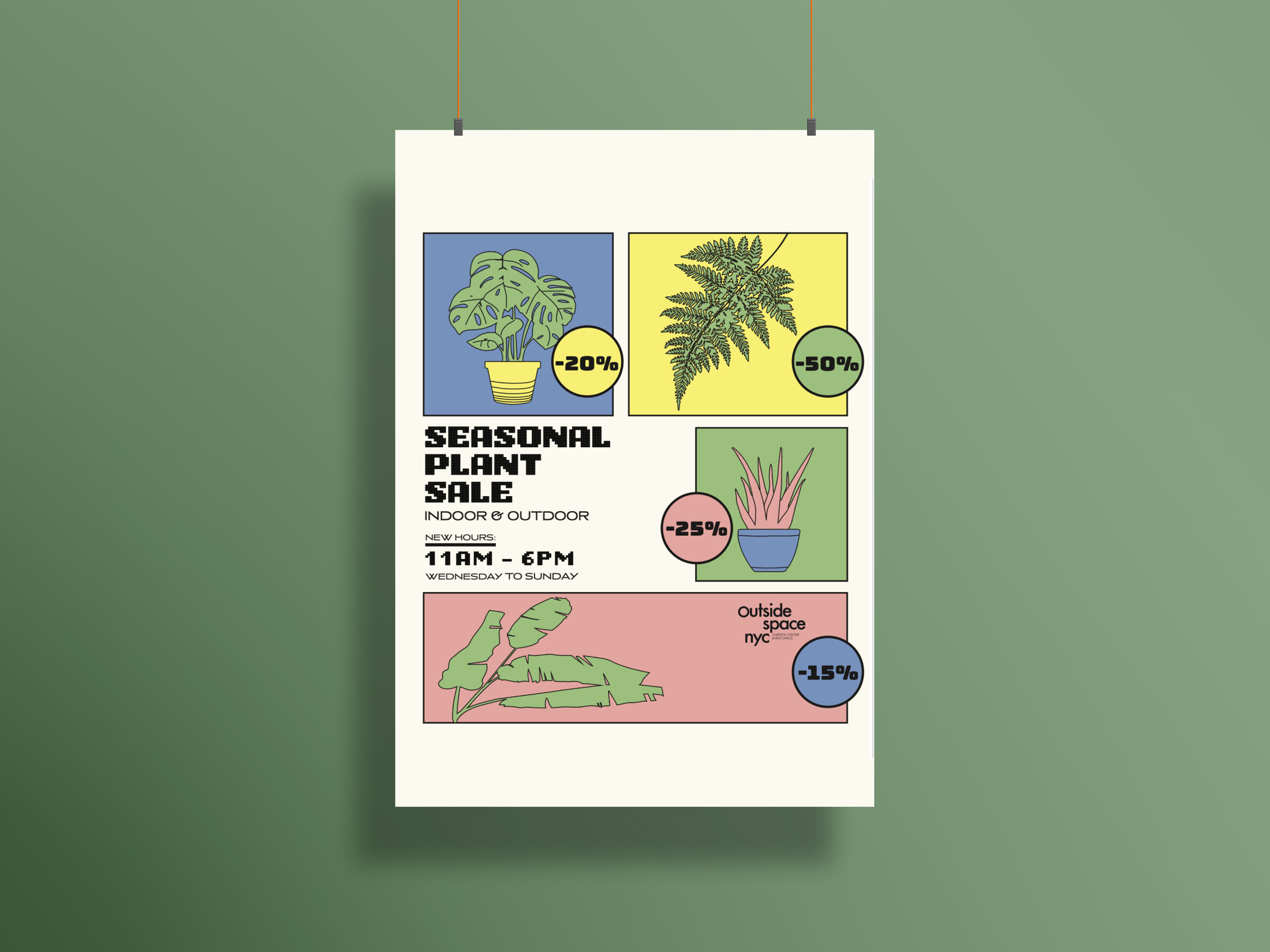 Seasonal sale poster