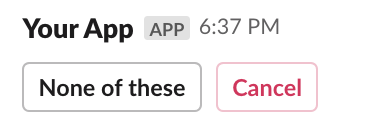 Actions example