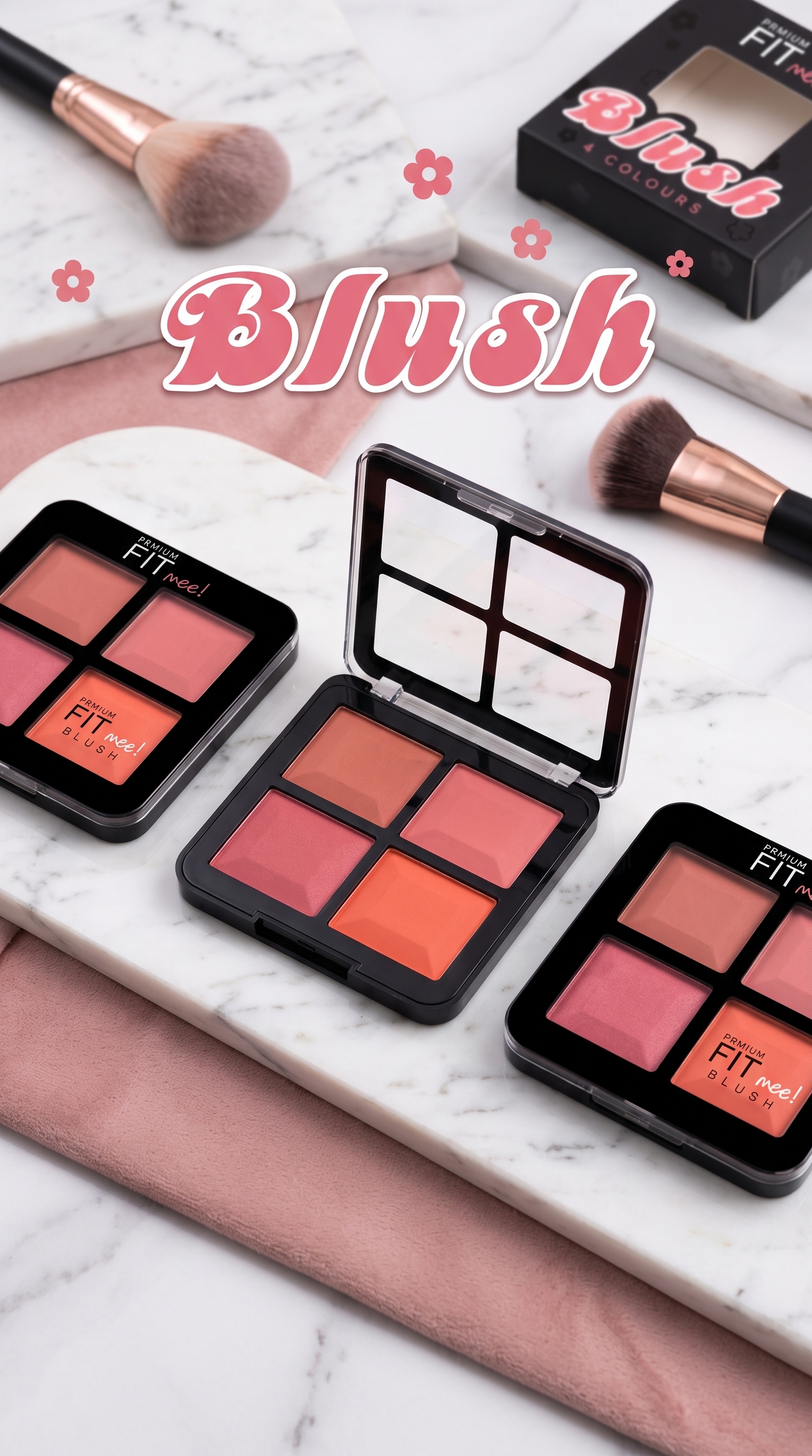 Premium Fit Me! Blush Palette | Multi-Shade Blush