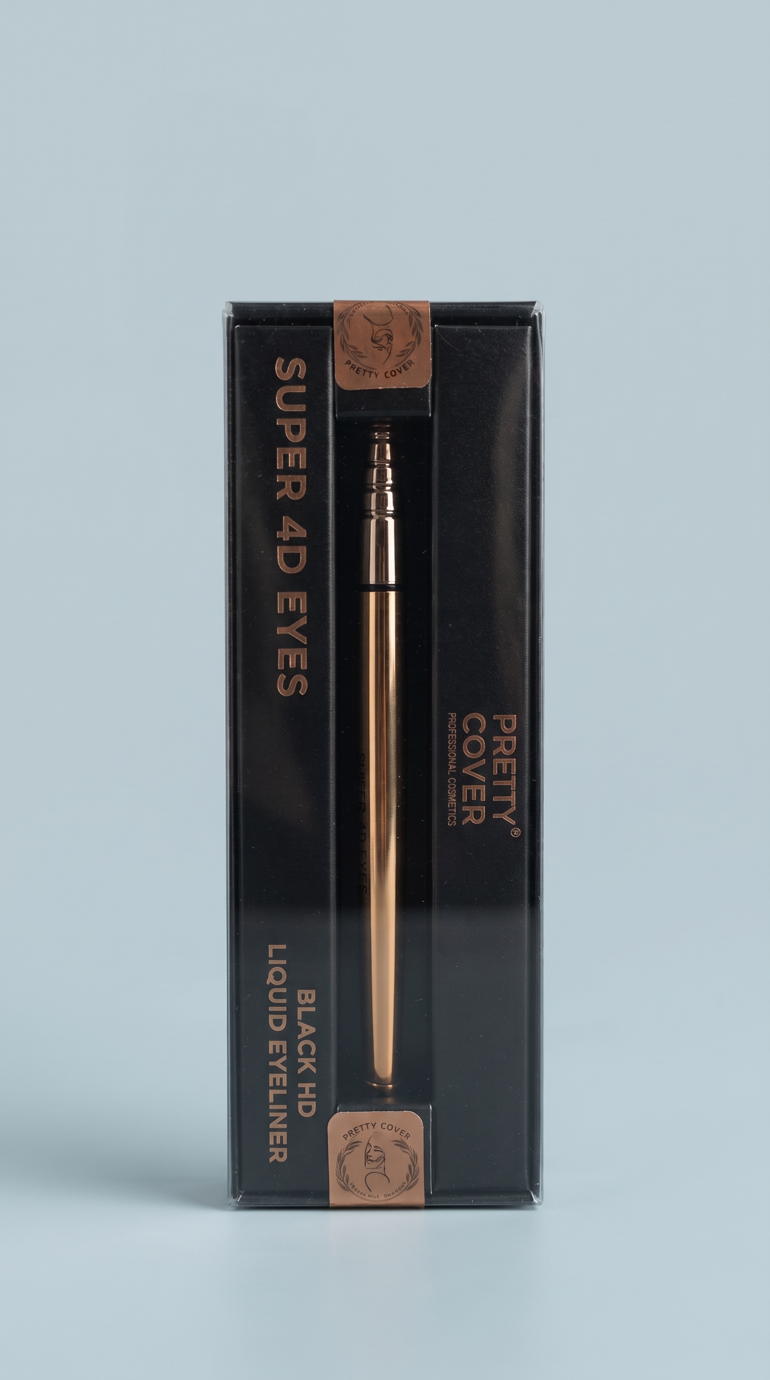 Pretty Cover Super 4D Eyes Black HD Liquid Eyeliner