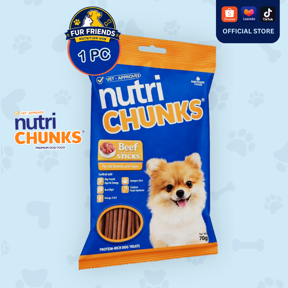 Nutri Chunks Beef Flavored Sticks