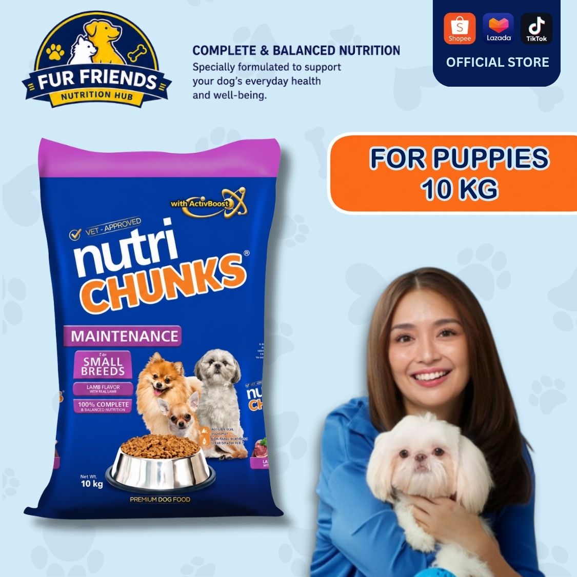 Nutri Chunks Maintenance Adult Small Breed  Kibbles