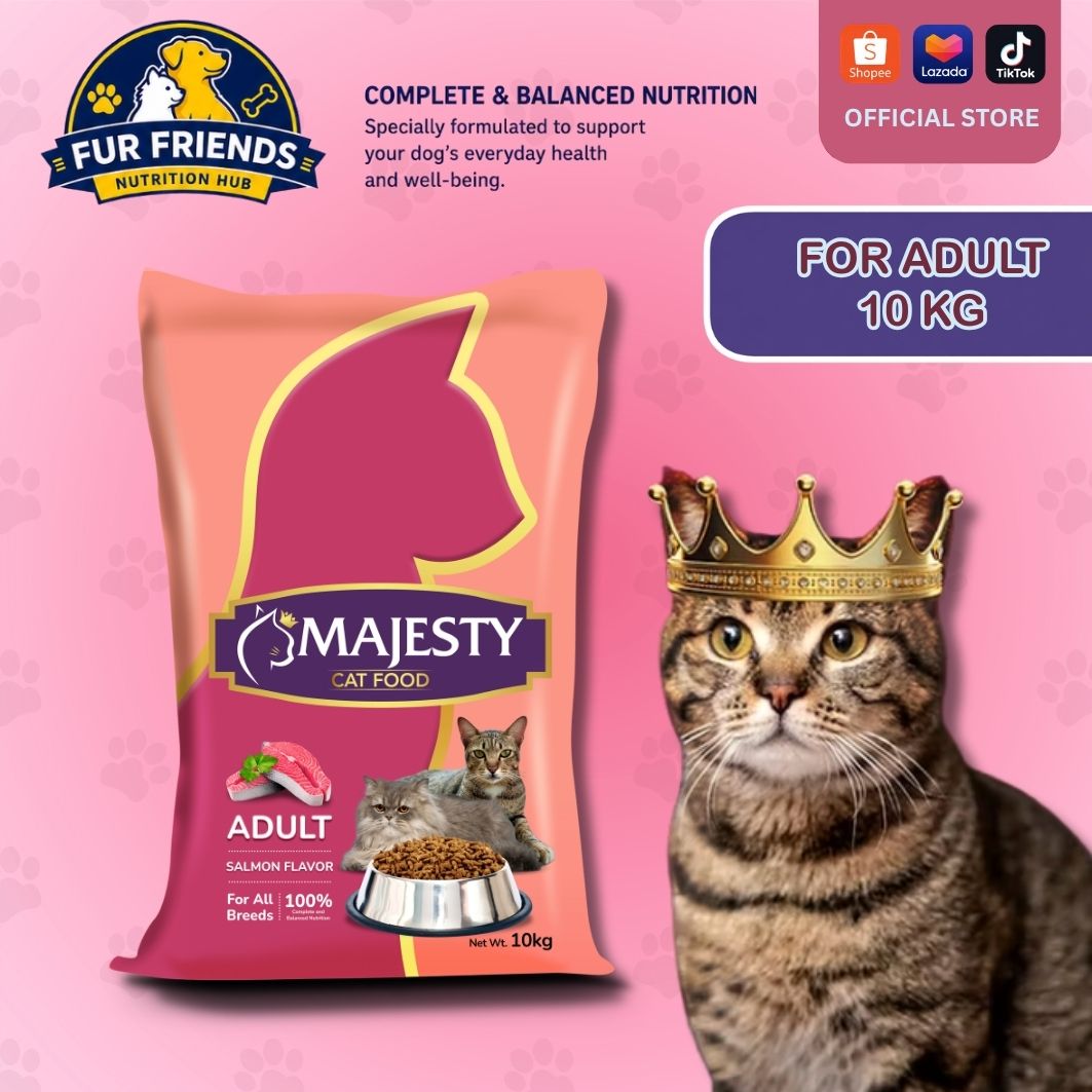 MAJESTY - Premium Cat Food - Salmon Flavor (Adult For All Breeds) Sack 10kg