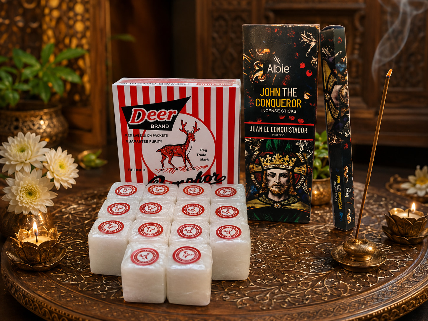 DEER BRAND CAMPHOR - 454 GMS BOX