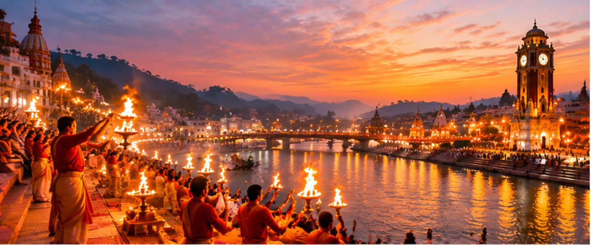 Ganga Aarti at Har Ki Pauri, Haridwar