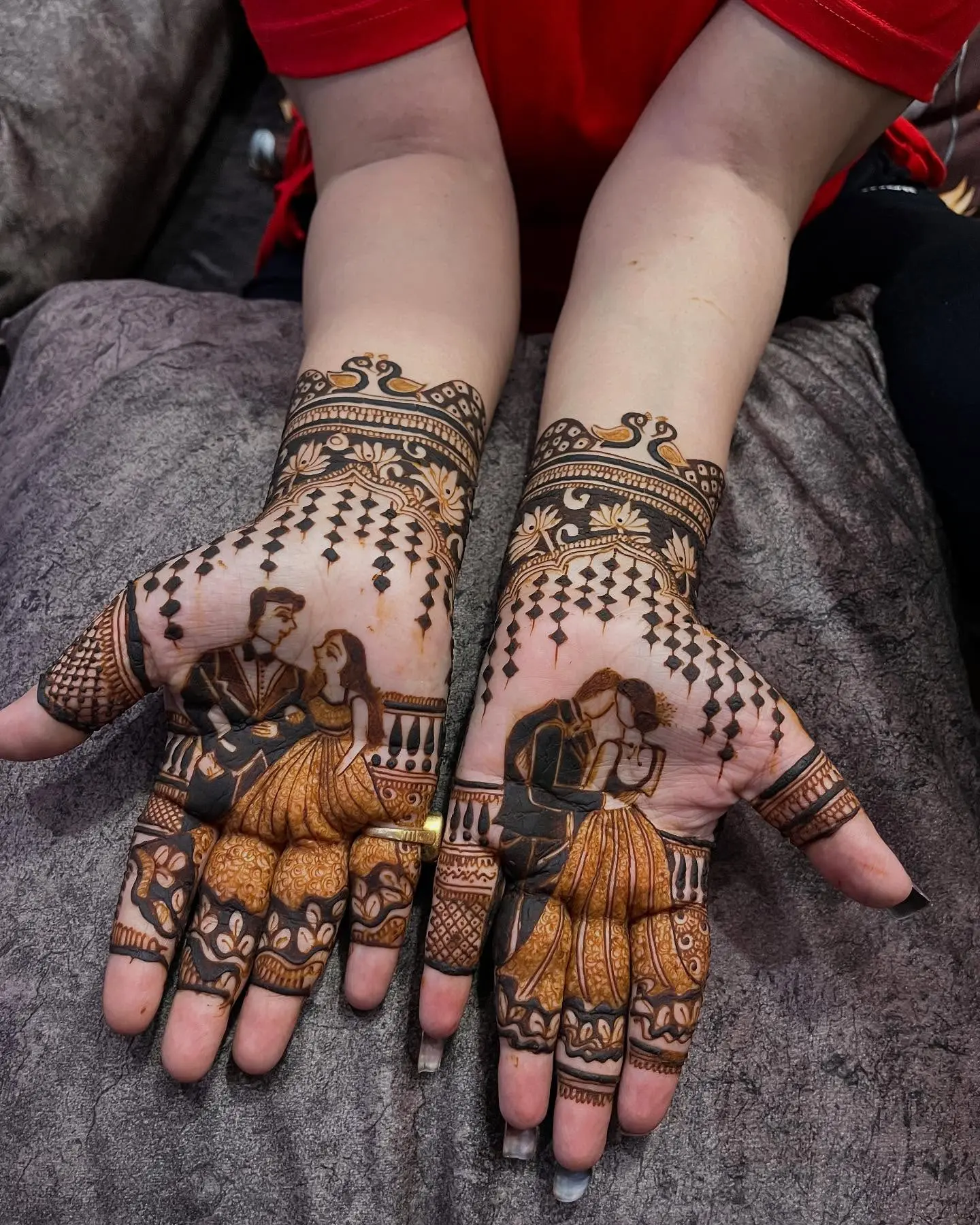 Engagement Mehndi design