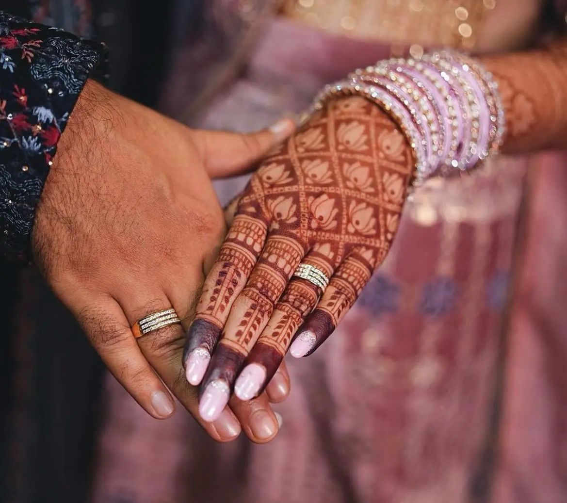 Engagement Mehndi design