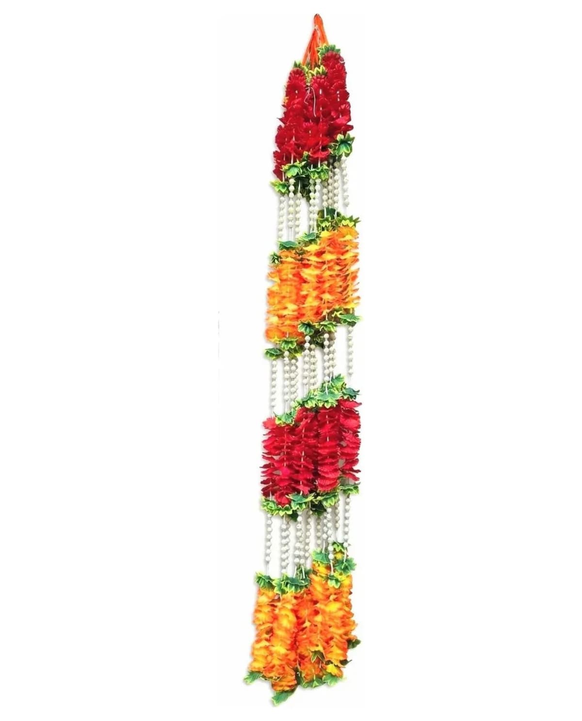 Pearl Strand Ladi With Orange Flowers 1