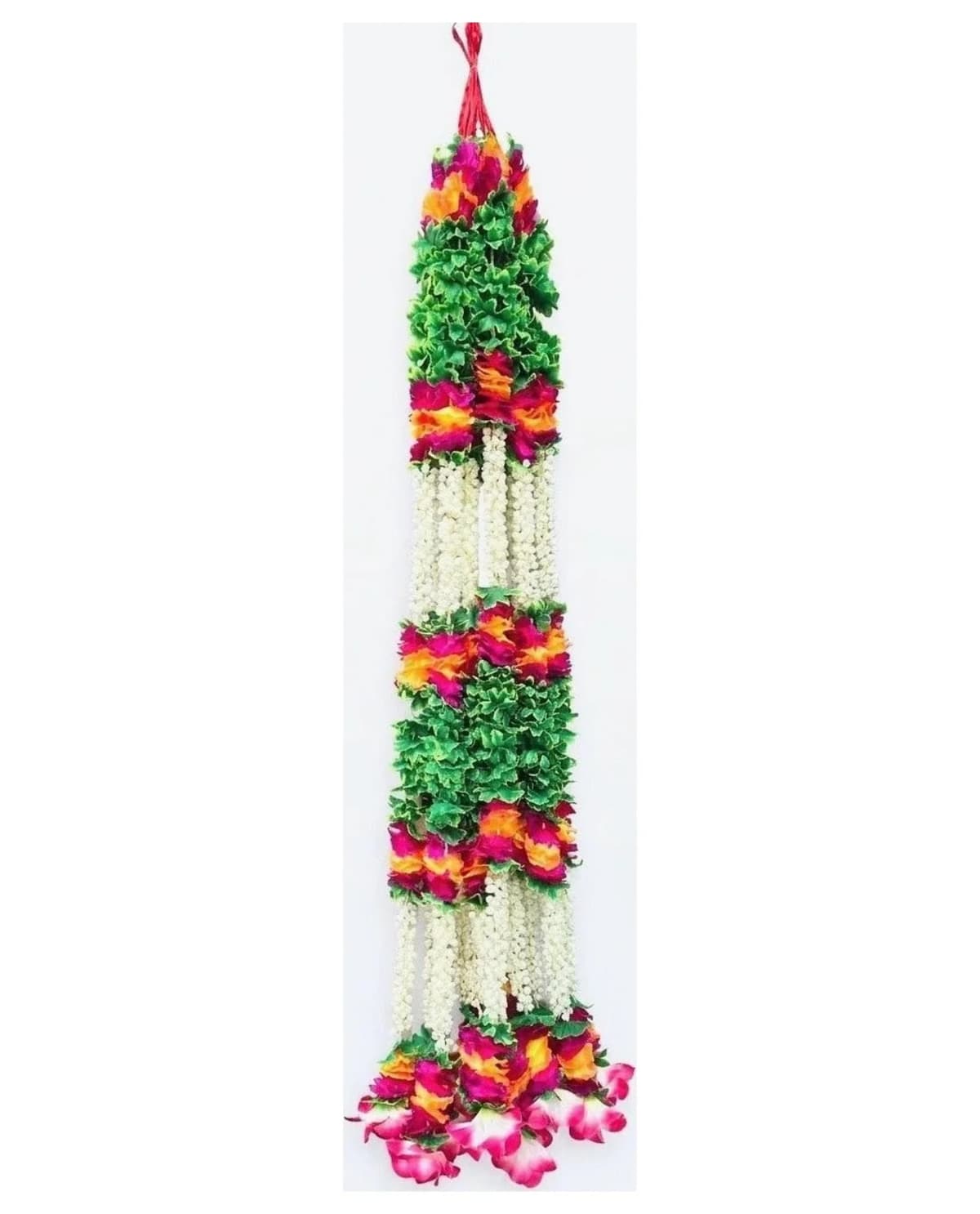 Green, White & Pink Flower Ladi 1