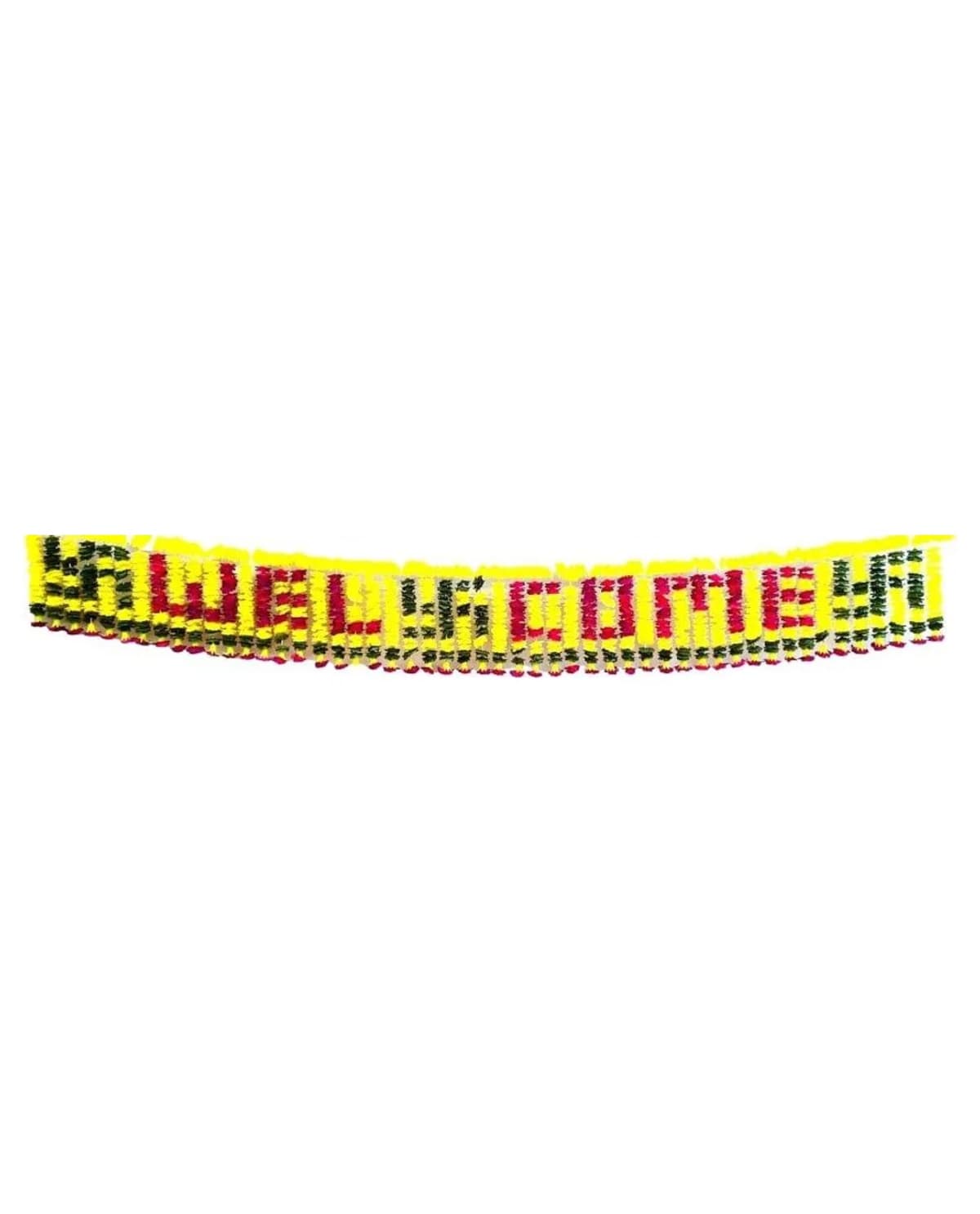 10 Ft Yellow & Red Swastik Welcome Toran 1