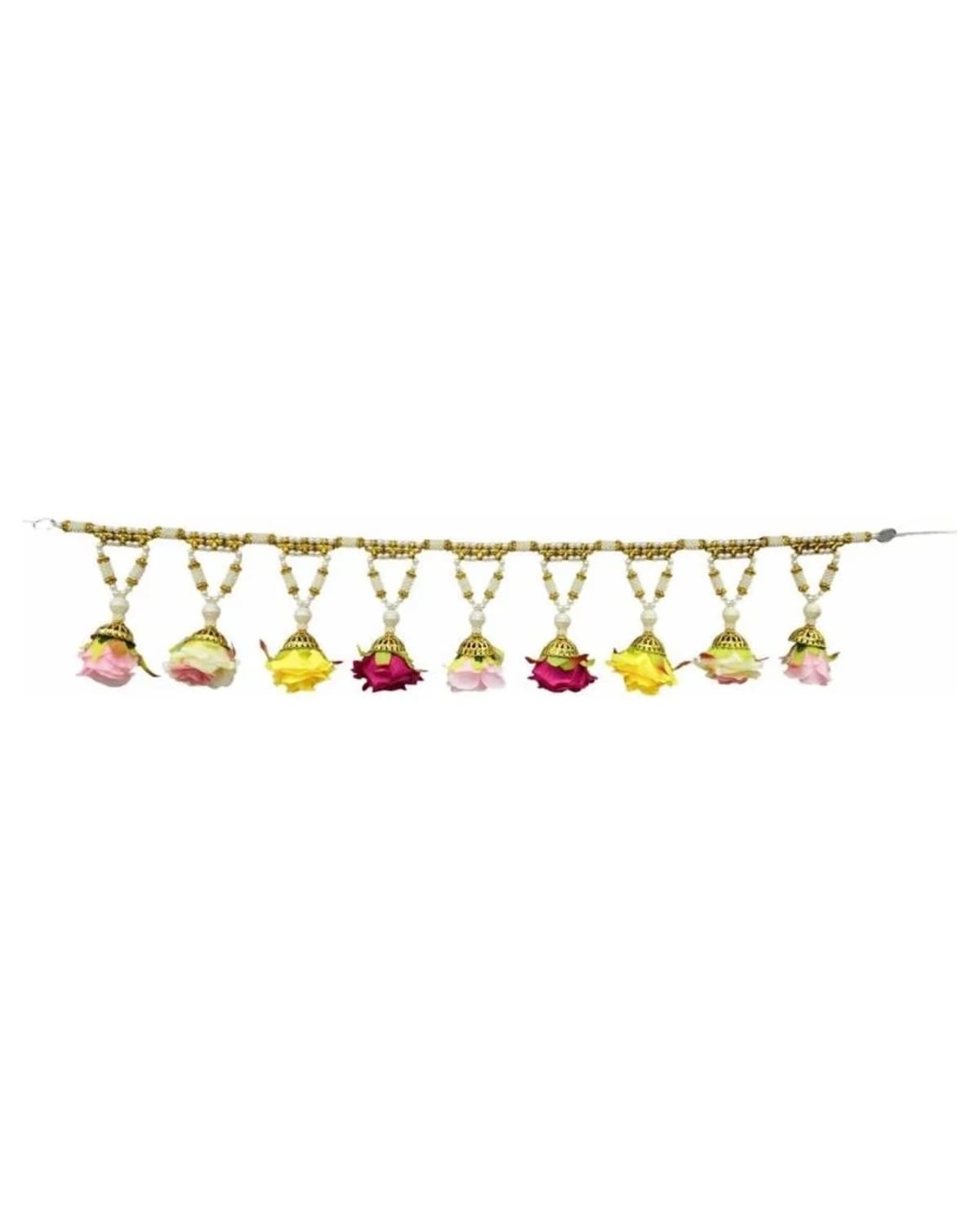Multicolour Rose Gold-Bell Toran 1