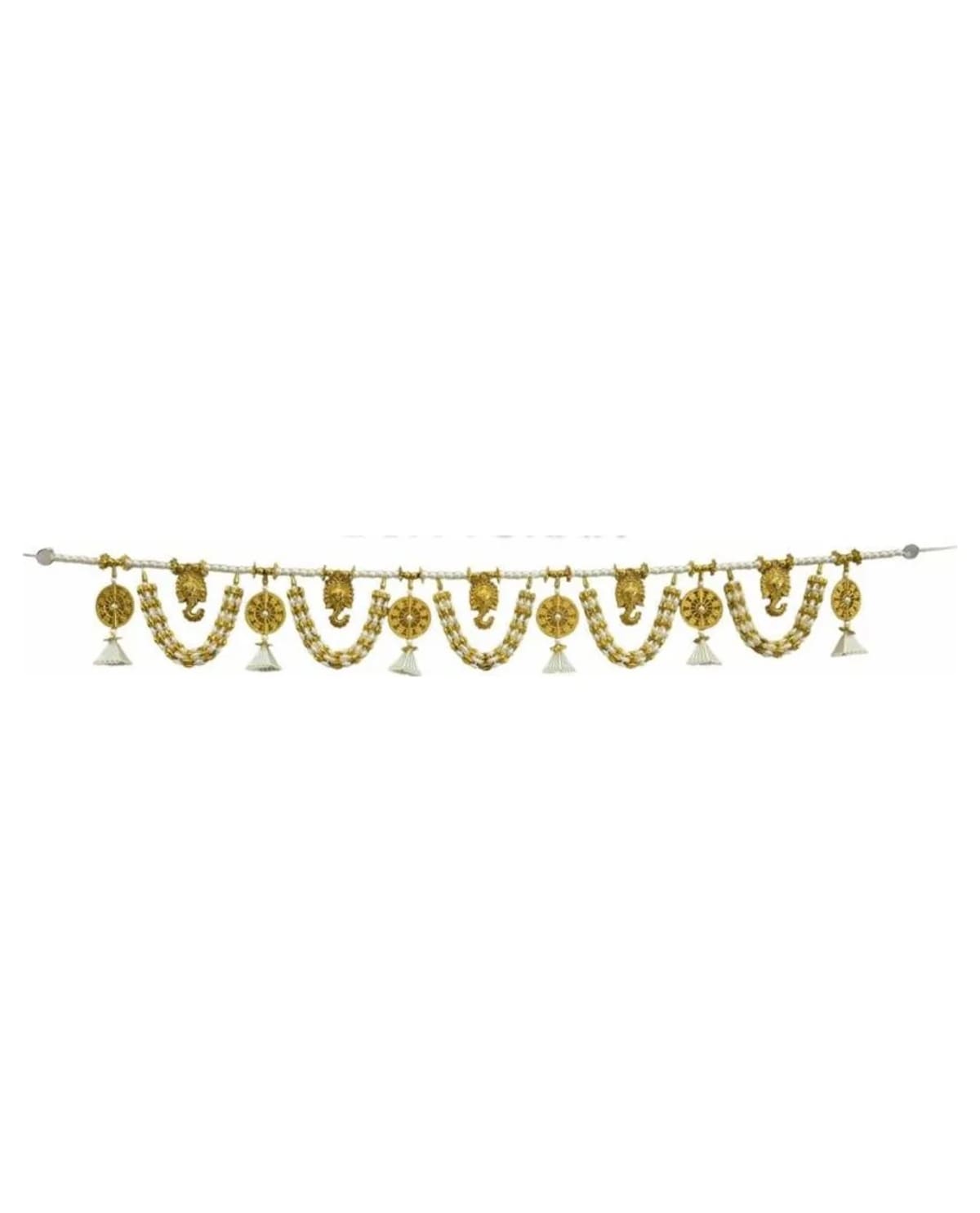Gold Ganesh Pearl Swag Toran 1