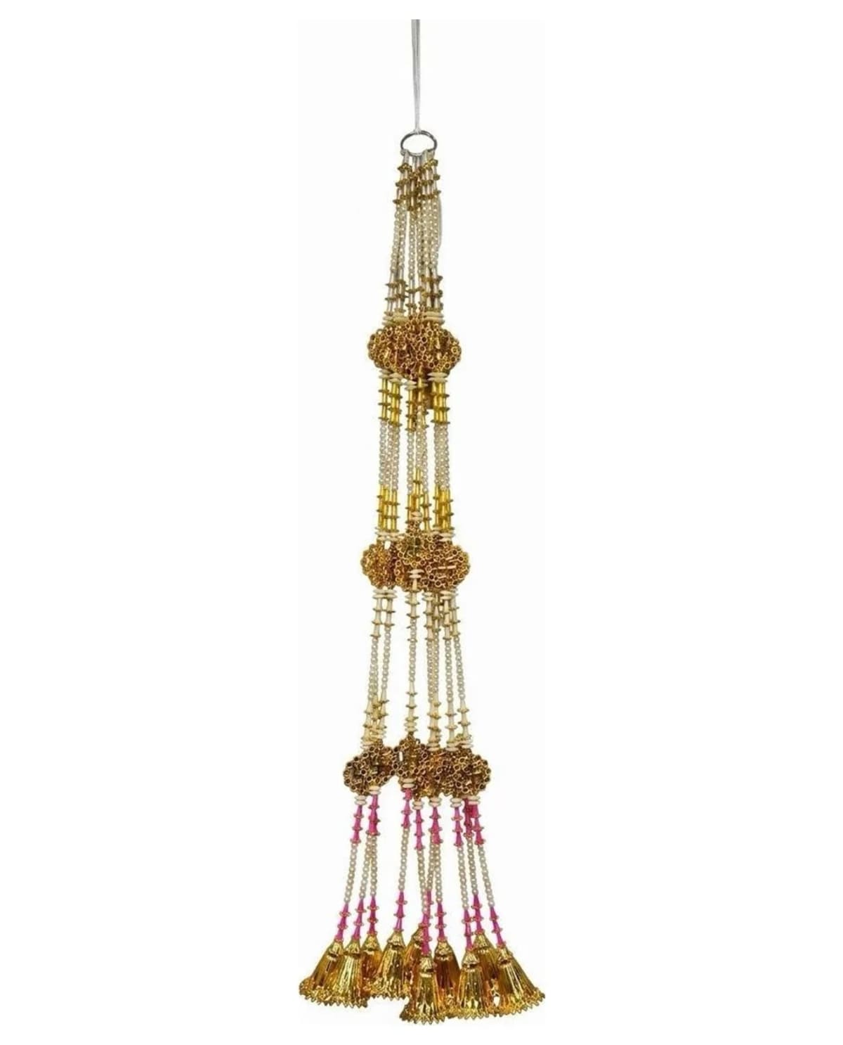 Gold Ornament Pearl Bead Ladi 1