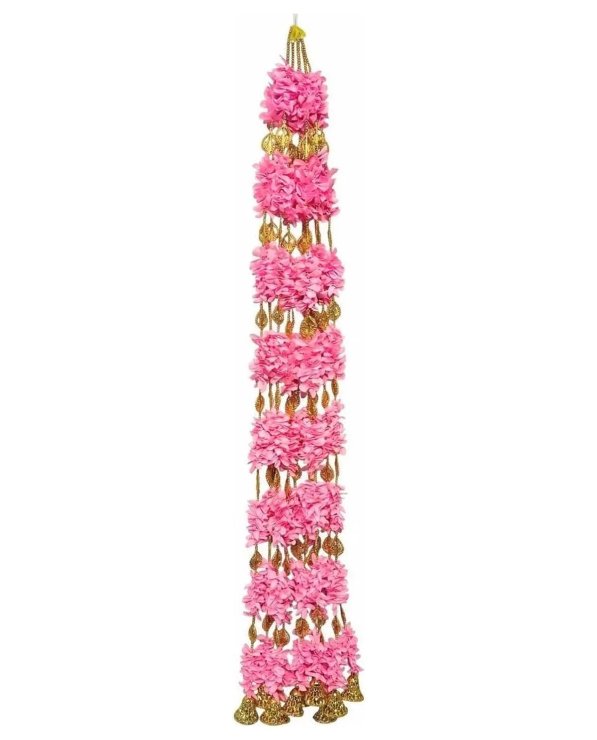 Pink Flower Cluster Block Ladi 1
