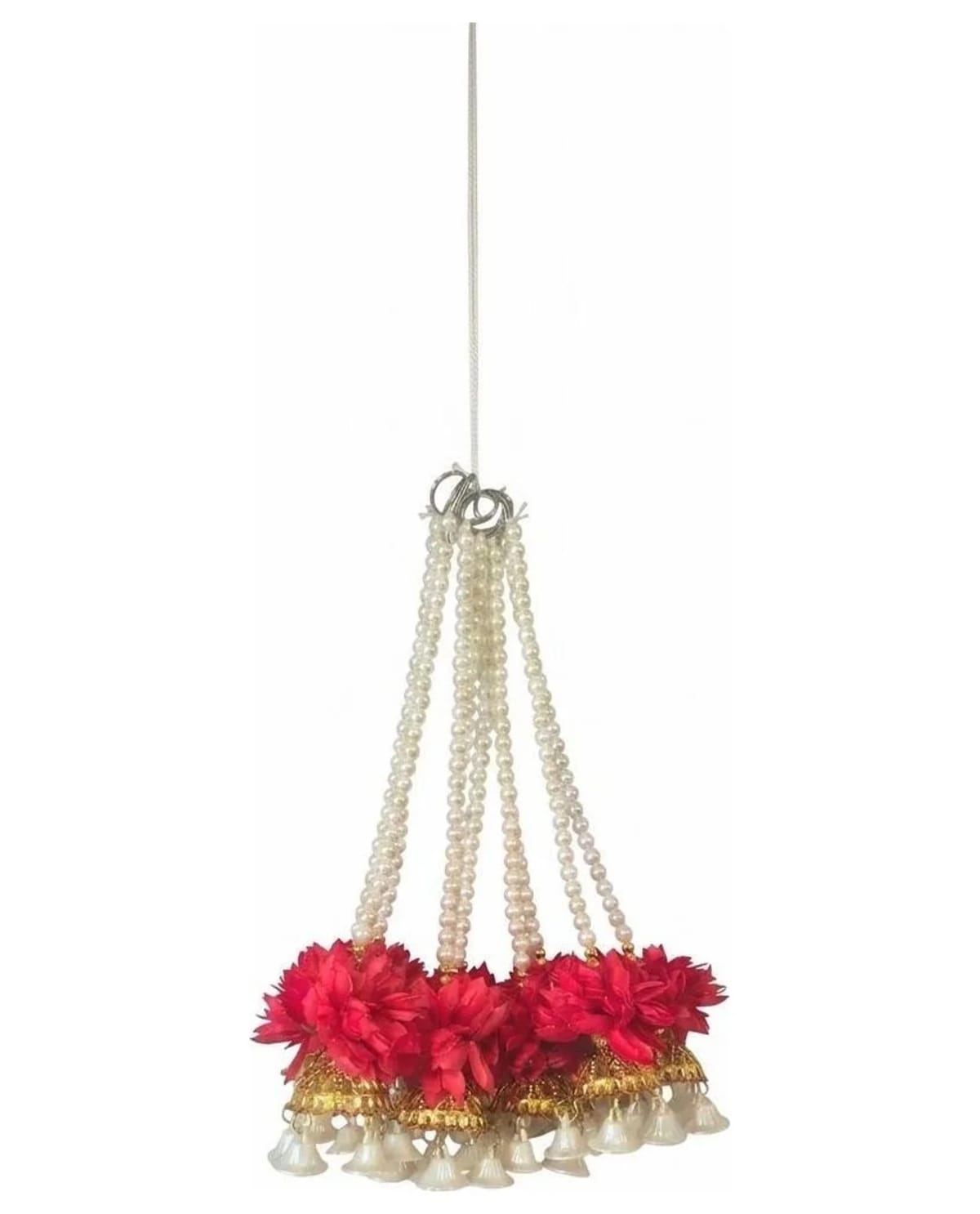 Pearl Strand Ladi With Red Flowers 1