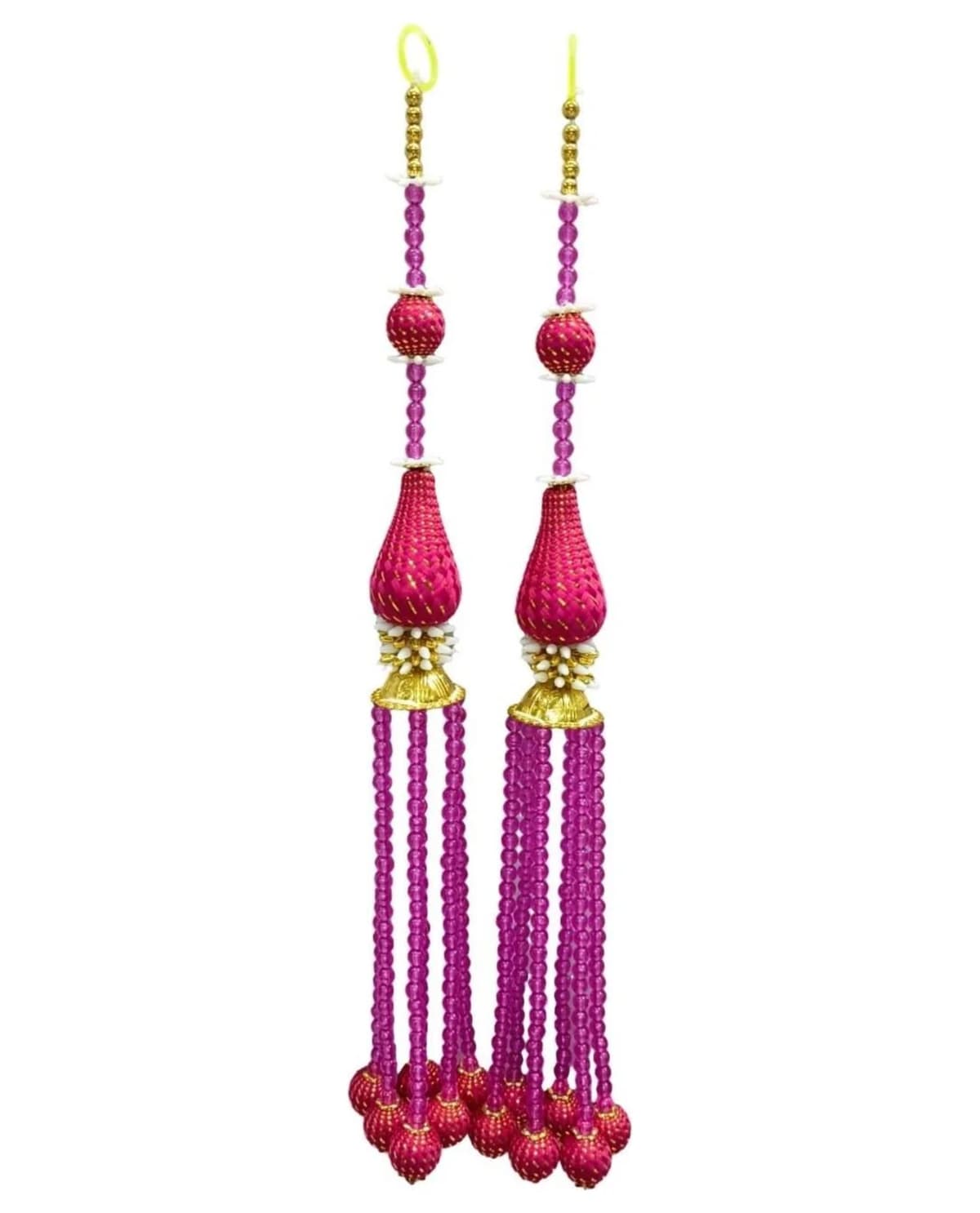 Pink Bead Tassel Door Hanging 1