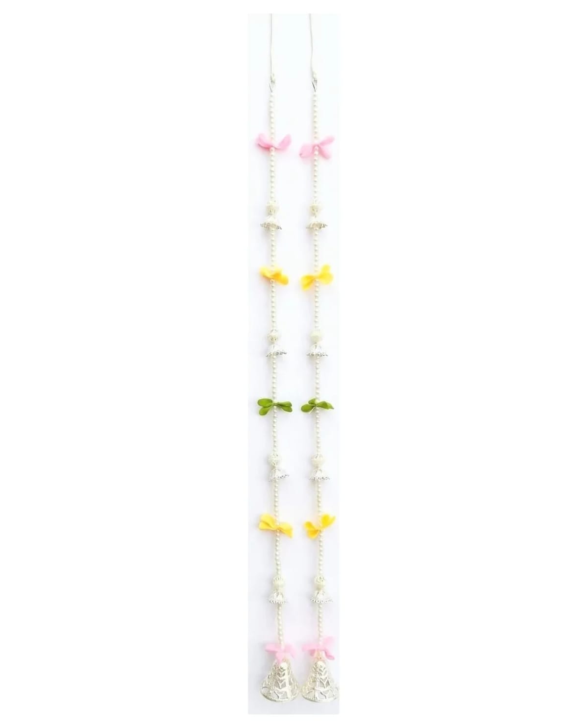 Slim Pastel Flower Bead Door Hanging 1