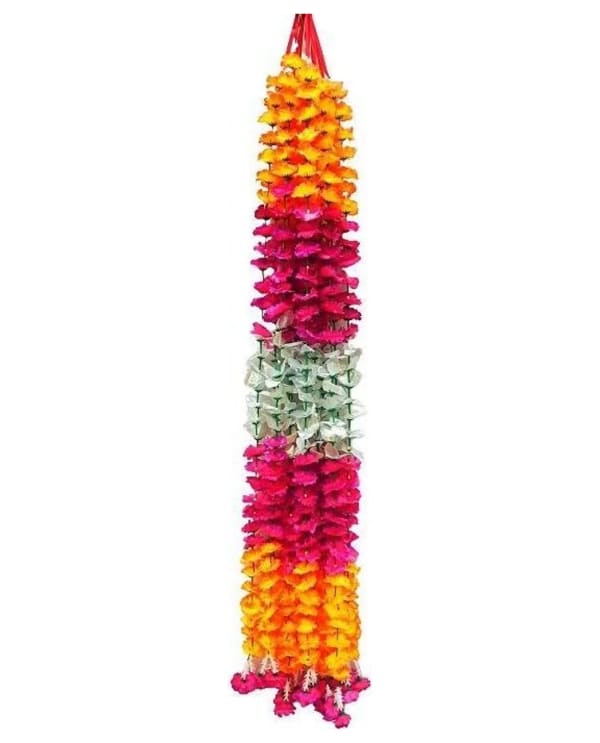 Orange & Magenta Flower Ladi