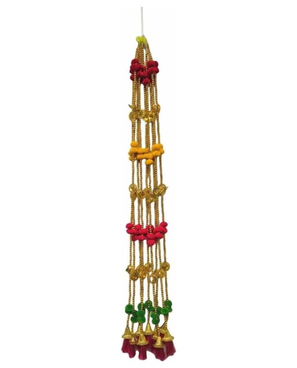 Gold Bead Multicolour Flower Ladi