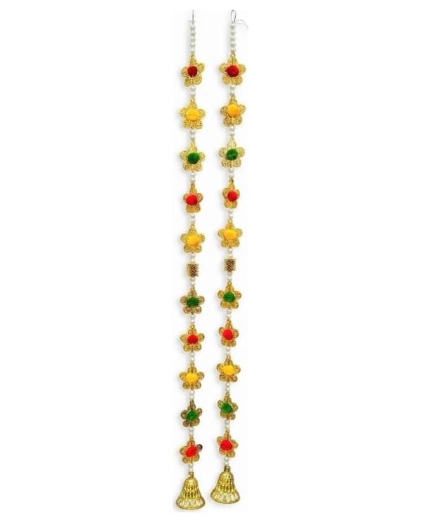 Yellow Star Flower Gold Bell Hanging