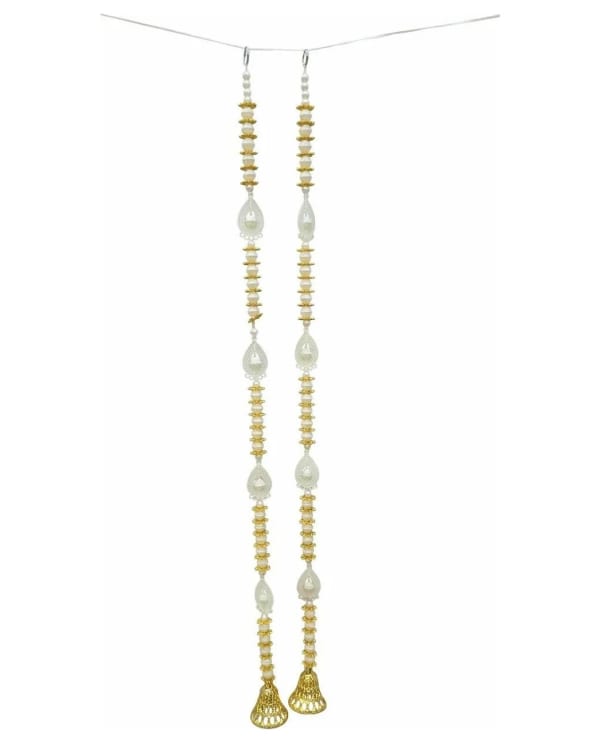 Pearl Gold Bead Bell Hanging