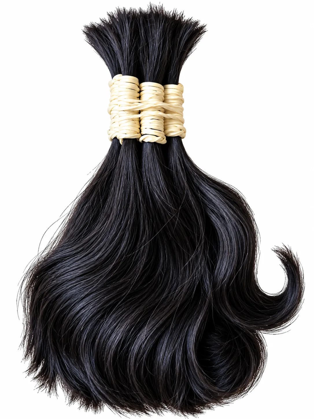 Cabelo Humano Liso Limpo 25cm 70g para Mega Hair