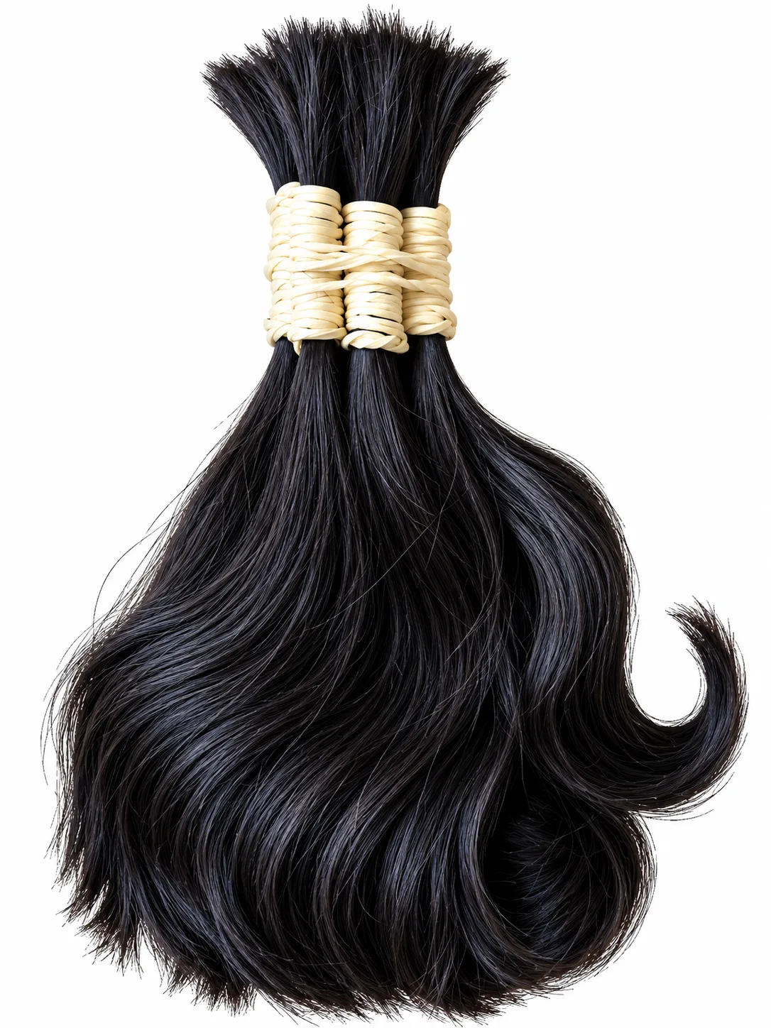 Cabelo Humano Liso Limpo 25cm 70g para Mega Hair