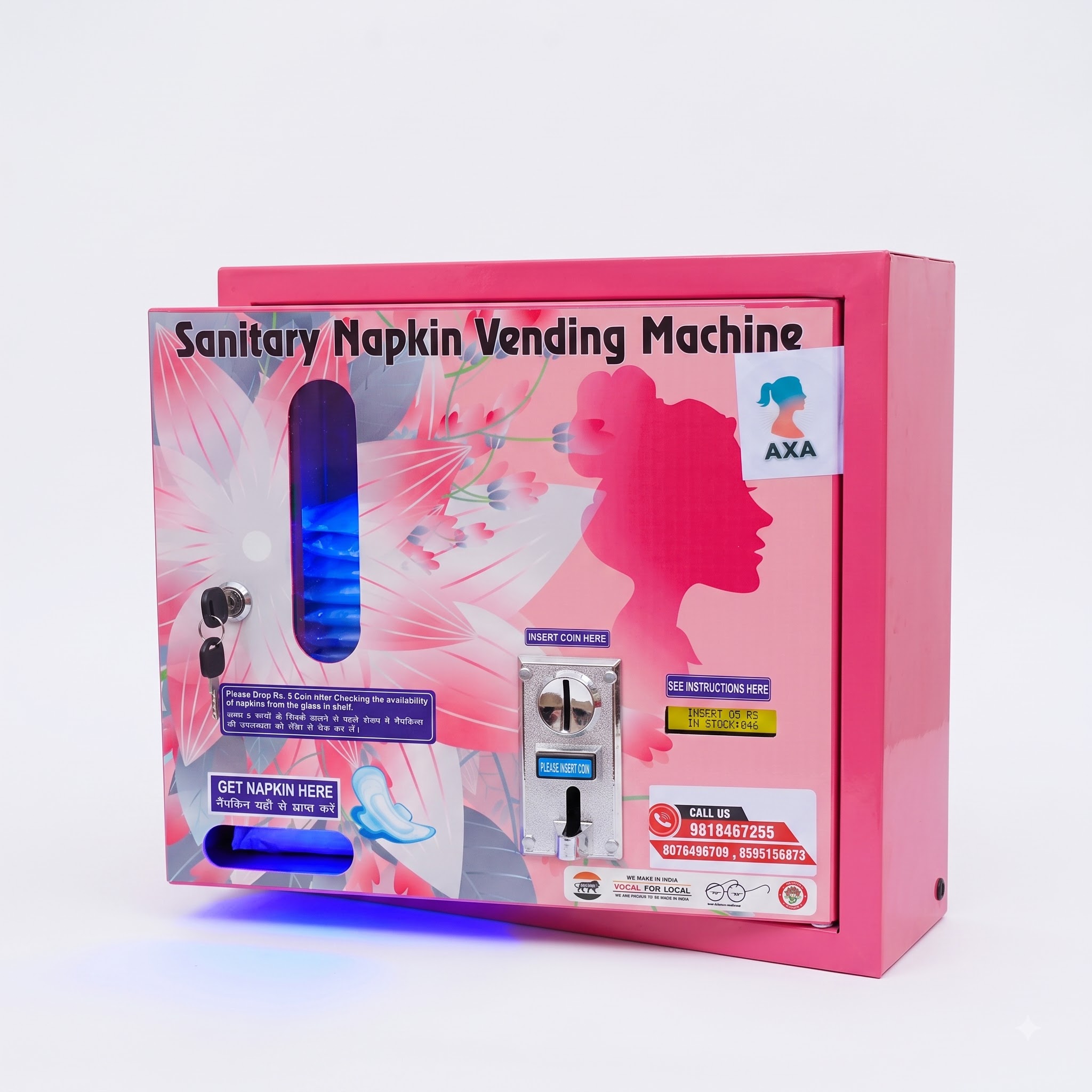 AXA Sanitary Napkin Vending Machine