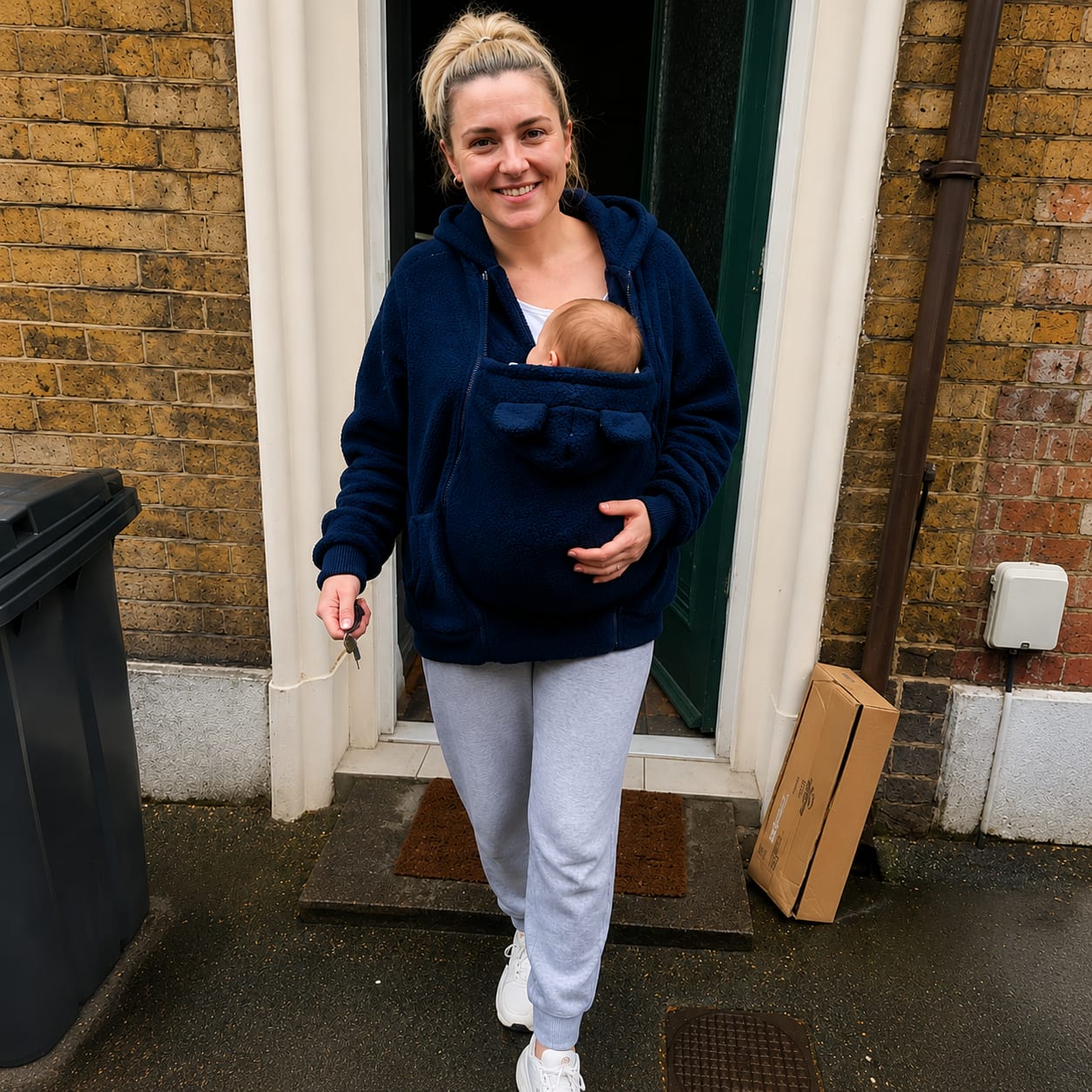 NuzzleBaby pink hoodie