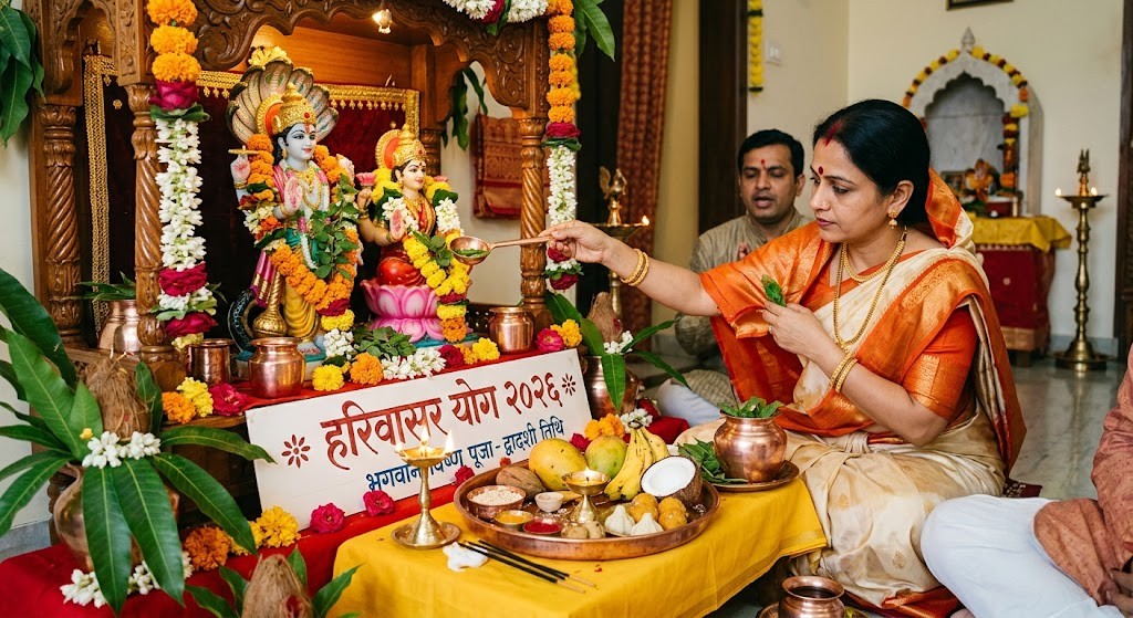 हरिवासर योग 2026: परिवर्तिनी एकादशी से जुड़ा दुर्लभ योग, व्रत विधि और पारण समय