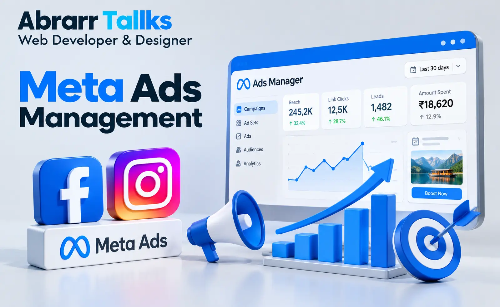 Meta Ads management by Abrarr Tallks