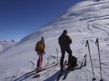 Saas Fee, the mildly challenging way...