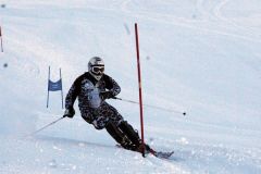 Snow Leopard training in Val Di Fiemme