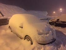 Snow Starts to Accumulate in the Alps