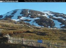 Skiing on Midsummer's Day in Scotland