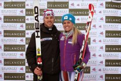 Crawford and Alcott take National Super G wins