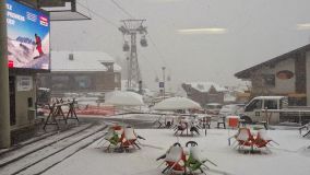 Heavy Snow In The Alps