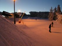 Early Morning Skiing in France