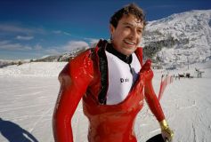 British Speed Skier First To 'Live Test' Ski Racing Air Bags