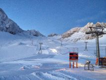 Sun Out In The Alps after Snowy Deluge