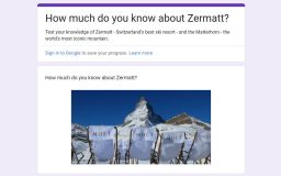 Are you a Zermatt expert? Test your knowledge in this quiz...