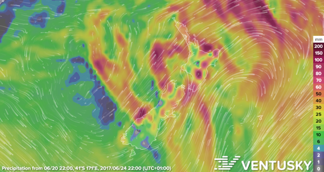 Winter weather for New Zealand on the shortest day