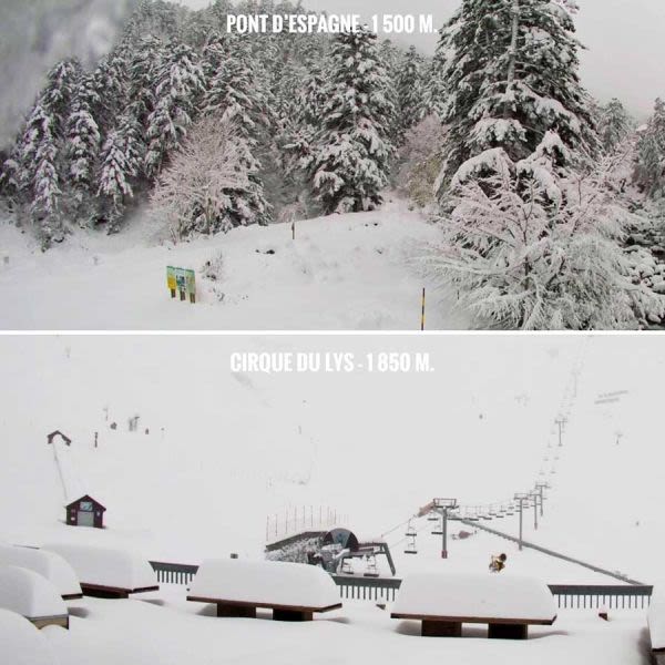 Snow in the Pyrenees