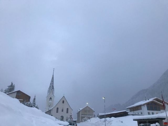 Fresh February Snow In The Alps
