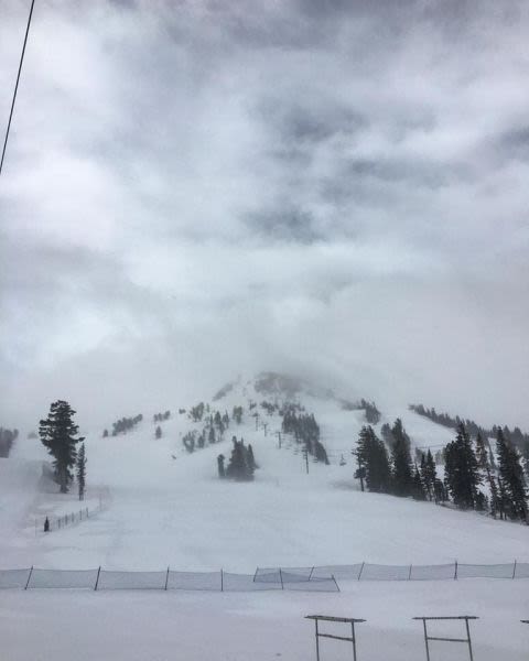 June Snowfall in California