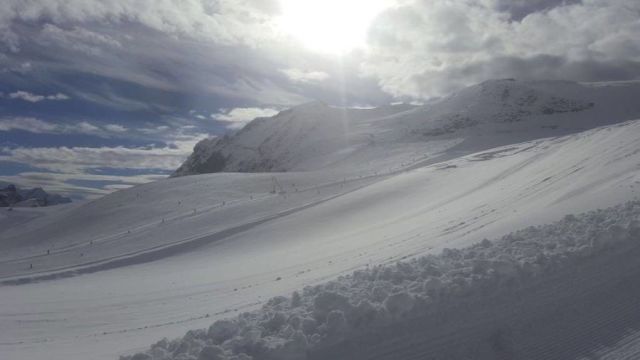 Second Summer Snowfall In The Alps is Greater Than First